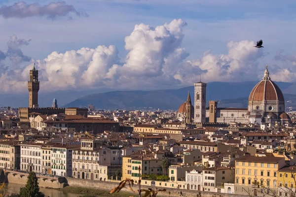 Vacker Utsikt Över Florens Och Katedralen Santa Maria Del Fiore — Stockfoto
