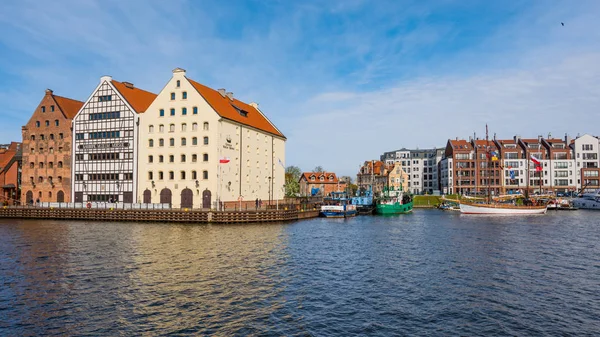 GDANSK, POLAND - May 07 2017: Gdansk Old Town and Motlawa River. Stock Picture