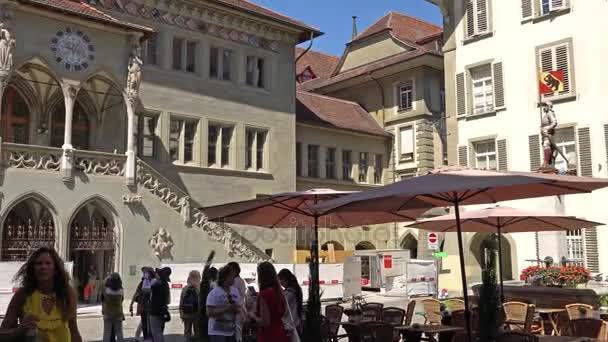 BERN, SUÍÇA - JULHO 06, 2017: Arquitetura de Berna, Suíça . — Vídeo de Stock