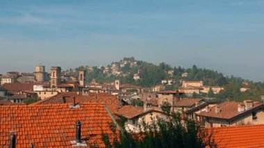 Eski Bergamo, İtalya Panoraması. La CITT dei Mille, 