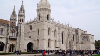 Lisbon, 2018 yaklaşık: Jeronimos Monastery veya Hieronymites Manastırı. Lizbon kıta Europes en batı başkenti ve Atlantik Sahili boyunca tek kişi olduğunu.