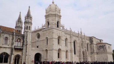 Lisbon, 2018 yaklaşık: Jeronimos Monastery veya Hieronymites Manastırı. Lizbon kıta Europes en batı başkenti ve Atlantik Sahili boyunca tek kişi olduğunu.