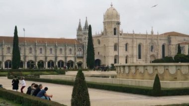 Lisbon, 2018 yaklaşık: Jeronimos Monastery veya Hieronymites Manastırı. Lizbon kıta Europes en batı başkenti ve Atlantik Sahili boyunca tek kişi olduğunu.