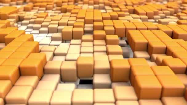 立方体无缝回路的抽象背景. — 图库视频影像
