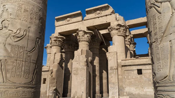 Ναός Του Κομ Όμπο Kom Ombo Είναι Μια Γεωργική Πόλη — Φωτογραφία Αρχείου