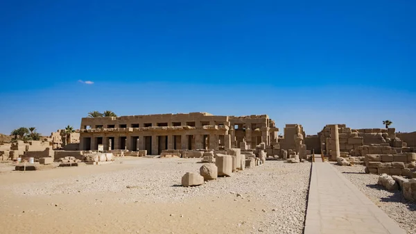 Templo Karnak Luxor Egipto Complejo Templos Karnak Comúnmente Conocido Como — Foto de Stock