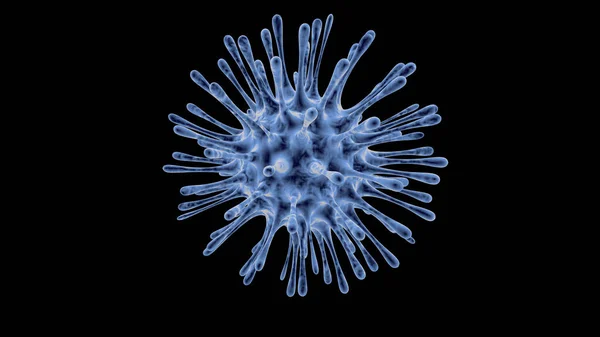 Вірус Корони Віруси Під Мікроскопом Вірус Імунної Системи Людини Рухається — стокове фото