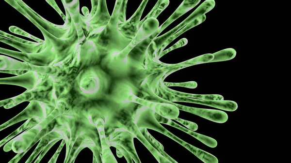 Коронавірус Sars Cov Wuhan Віруси Під Мікроскопом Ncov Дихального Вірусу — стокове фото
