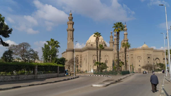 View Old Part Cairo Mosque Madrassa Sultan Hassan Cairo Egypt — Stock Photo, Image