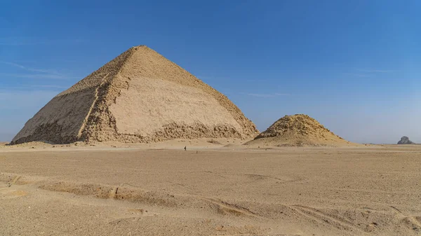 Bent Pyramid Bent Pyramid Gammal Egyptisk Pyramid Som Ligger Vid — Stockfoto