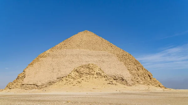 Piramide Piegata Piramide Piegata Antica Piramide Egizia Situata Presso Necropoli — Foto Stock