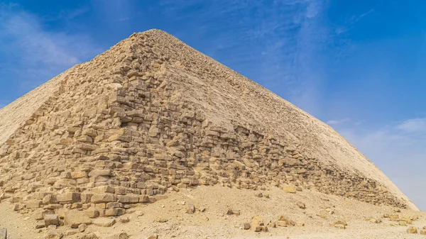 Bent Pyramide Bent Pyramide Een Oude Egyptische Piramide Gelegen Aan — Stockfoto