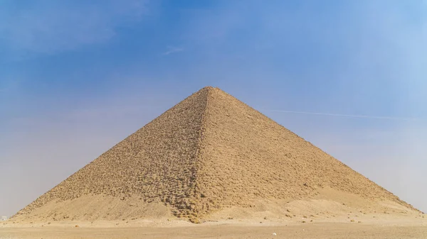 Kızıl Piramit Ayrıca Kuzey Piramidi Olarak Bilinir Mısır Kahire Kentindeki — Stok fotoğraf
