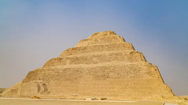 Piramide Van Djoser Djeser Zoser Een Archeologische Overblijfsel Uit Saqqara — Stockfoto