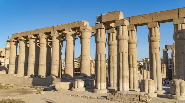 Ναός Λούξορ Στο Λούξορ Της Αιγύπτου Luxor Temple Είναι Ένα — Φωτογραφία Αρχείου