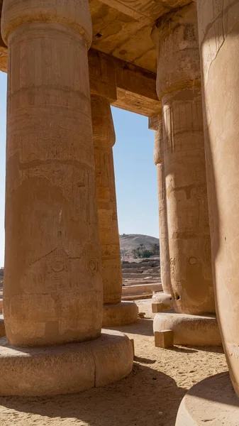 Ramesseum Memorial Temple Mortuary Temple Pharaoh Ramesses Ramesses Great Also — Stock Photo, Image