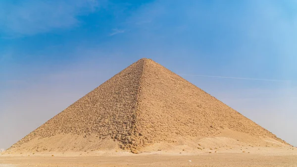 Bent Pyramid Bent Pyramid Gammal Egyptisk Pyramid Som Ligger Vid — Stockfoto