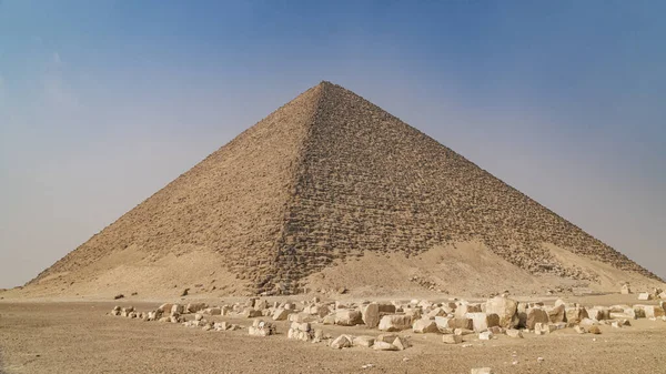 Bent Pyramid Bent Pyramid Ancient Egyptian Pyramid Located Royal Necropolis — Stock Photo, Image