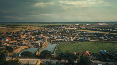 Yüzen köy Phnom Krom, Siem Reap, Kamboçya