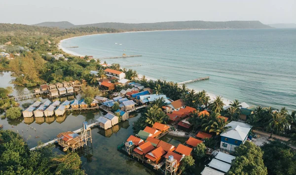 Yukardan Koh Rong, Sok San Köyü, Kamboçya