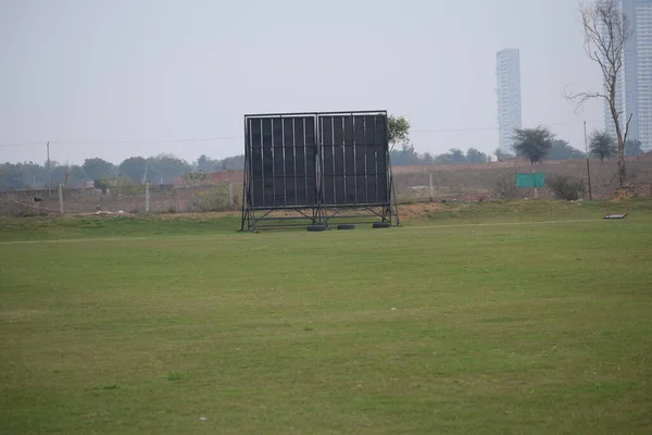 Cricket Play Ground Local Cricket Índia Esporte Mais Famoso Estádio — Fotografia de Stock