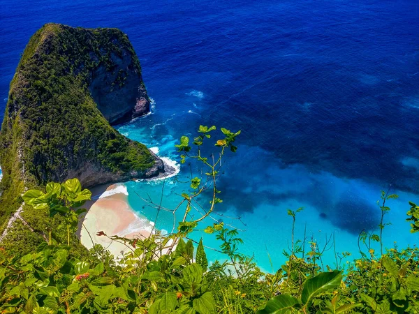 Нуса Пенида Бали Индонезия Manta Bay Kelingking Beach Острове Нуса — стоковое фото