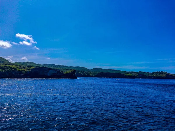 Angel Billabong Broken Beach Wyspie Nusa Penida Bali Indonezji Wspaniały — Zdjęcie stockowe