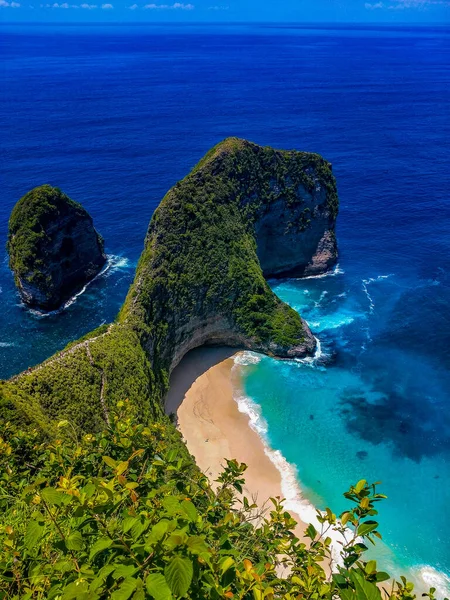 Nusa Penida Bali Indonesien Manta Bay Eller Kelingking Beach Nusa — Stockfoto