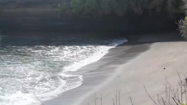 Hindu Tempel Pura Tanah Lot Och Solnedgång Bali Indonesien Tanah — Stockvideo