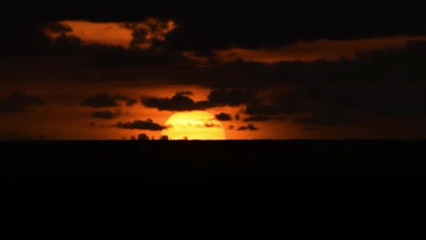 Hindoe Tempel Pura Tanah Lot Zonsondergang Bali Indonesië Tanah Lot — Stockvideo