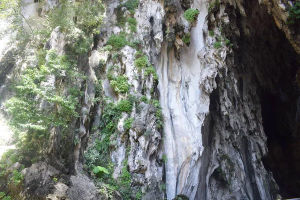 Cavernas Batu Maior Templo Hindu Fora Índia Vista Sobre Estátua — Fotografia de Stock