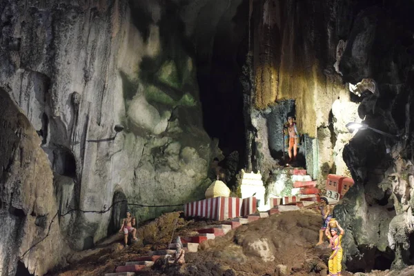 Batu Grotten Grootste Hindoe Tempel Buiten India Zicht Standbeeld Van — Stockfoto