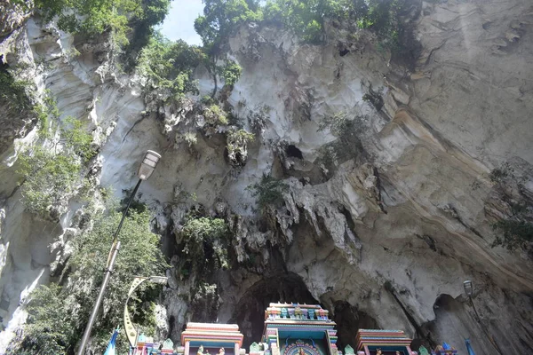 Cuevas Batu Templo Hindú Más Grande Fuera India Vista Sobre — Foto de Stock