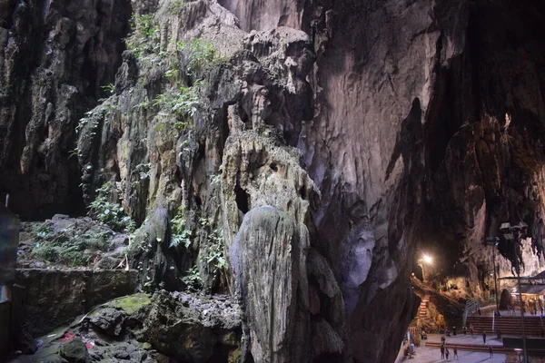 Batu Grotten Grootste Hindoe Tempel Buiten India Zicht Standbeeld Van — Stockfoto