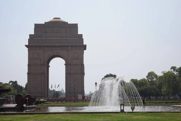 Puerta India Originalmente Llamada Monumento Guerra Toda India Monumento Guerra —  Fotos de Stock
