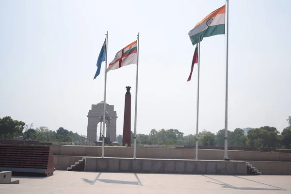 Innenansicht Des National War Memorial Delhi Indien War Memorial Volle — Stockfoto
