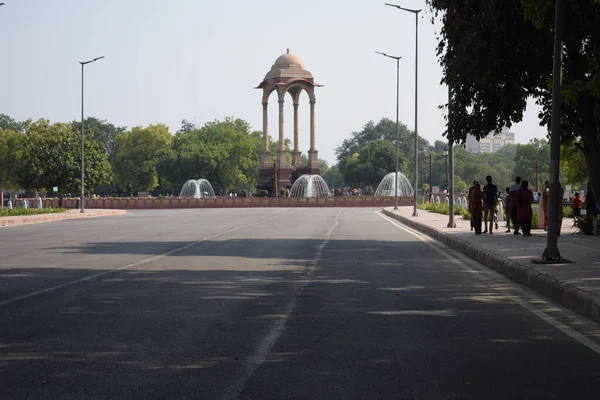 Brama Indii Pierwotnie Nazywana All India War Memorial Jest Pomnikiem — Zdjęcie stockowe