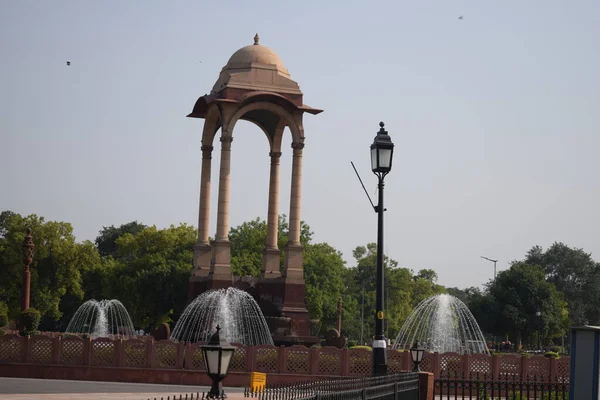 Πύλη Της Ινδίας Αρχικά Ονομαζόταν All India War Memorial Είναι — Φωτογραφία Αρχείου