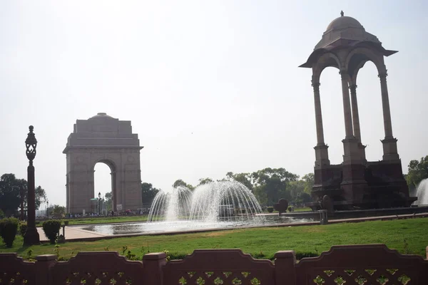 Indische Poort Oorspronkelijk Genoemd Het All India War Memorial Een — Stockfoto