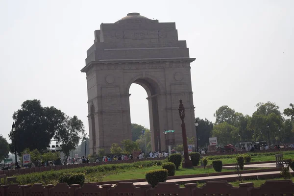 Puerta India Originalmente Llamada Monumento Guerra Toda India Monumento Guerra —  Fotos de Stock