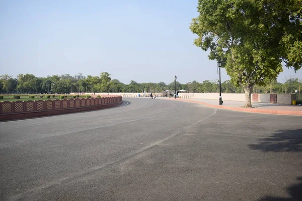 Індійська Брама Англ India Gate Військовий Меморіал Розташований Східному Краю — стокове фото
