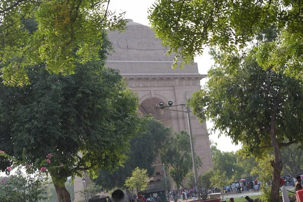 Portão Índia Originalmente Chamado All India War Memorial Memorial Guerra — Fotografia de Stock