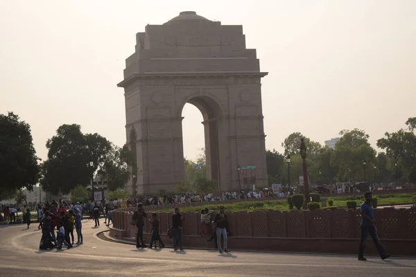 Das India Gate Ursprünglich Als All India War Memorial Bezeichnet — Stockfoto