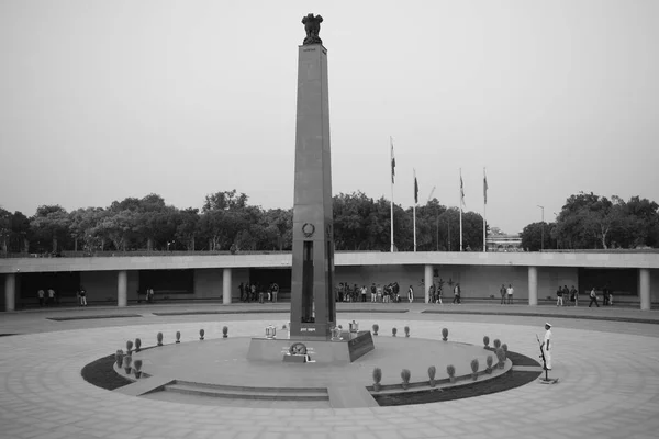 Vista Interior Del Monumento Nacional Guerra Delhi India Monumento Guerra —  Fotos de Stock