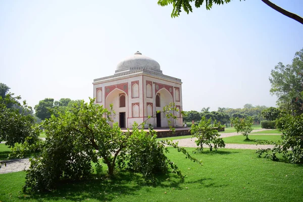 Vue Intérieur Tombe Architecture Dans Pépinière Sunder Delhi Inde Pépinière — Photo