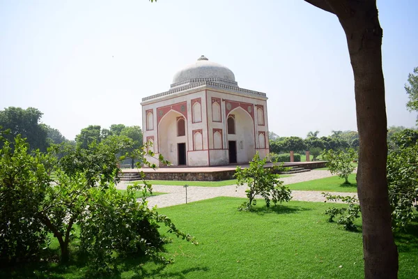 Vue Intérieur Tombe Architecture Dans Pépinière Sunder Delhi Inde Pépinière — Photo