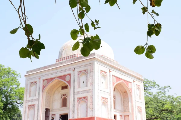 Delhi Deki Sunder Bakımevi Ndeki Mimari Mezarın Içerisi Gündüz Vakti — Stok fotoğraf