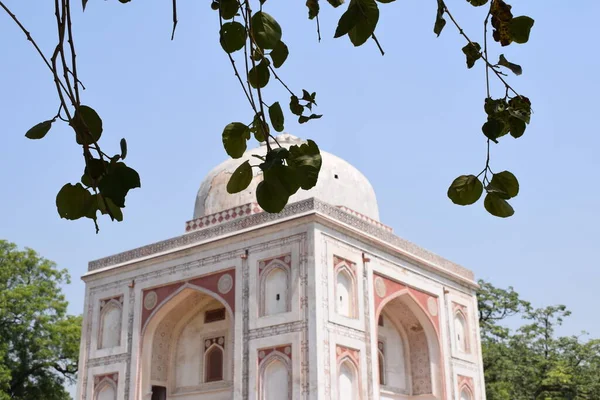 Delhi Deki Sunder Bakımevi Ndeki Mimari Mezarın Içerisi Gündüz Vakti — Stok fotoğraf