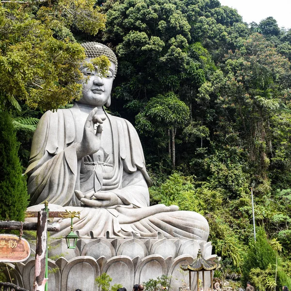 Buda Pedra Que Está Localizado Chin Swee Caves Temple Genting — Fotografia de Stock