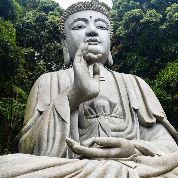 Buda Pedra Que Está Localizado Chin Swee Caves Temple Genting — Fotografia de Stock